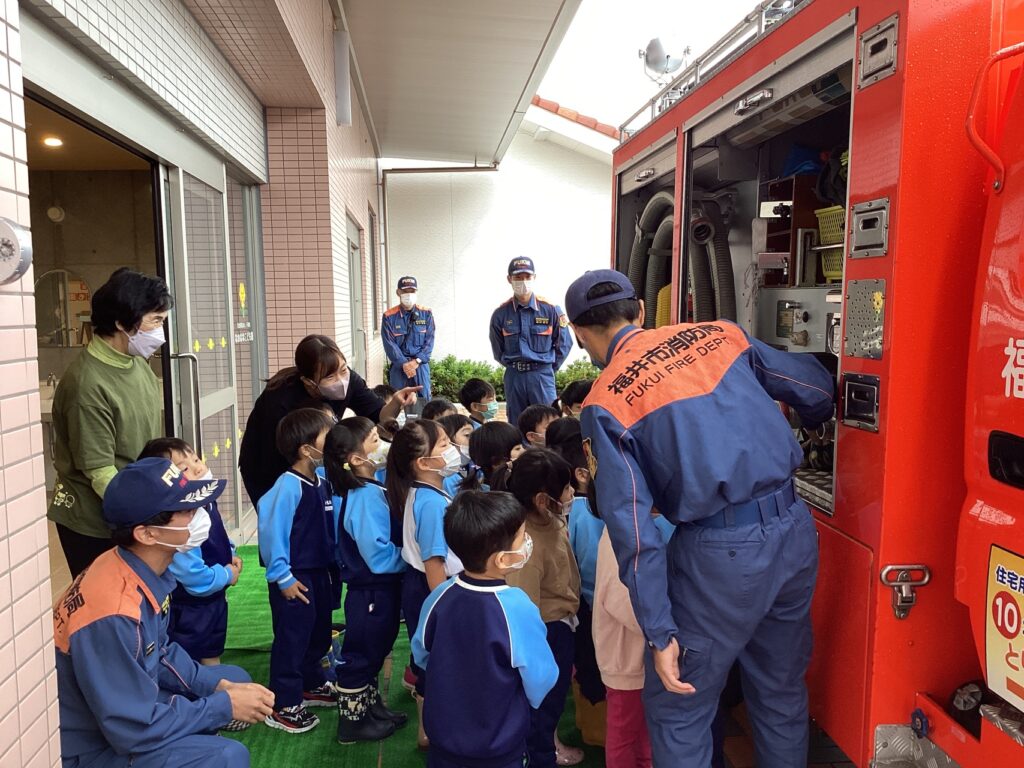 総合避難訓練 | お知らせ | 福井市森田のなのはなこども園